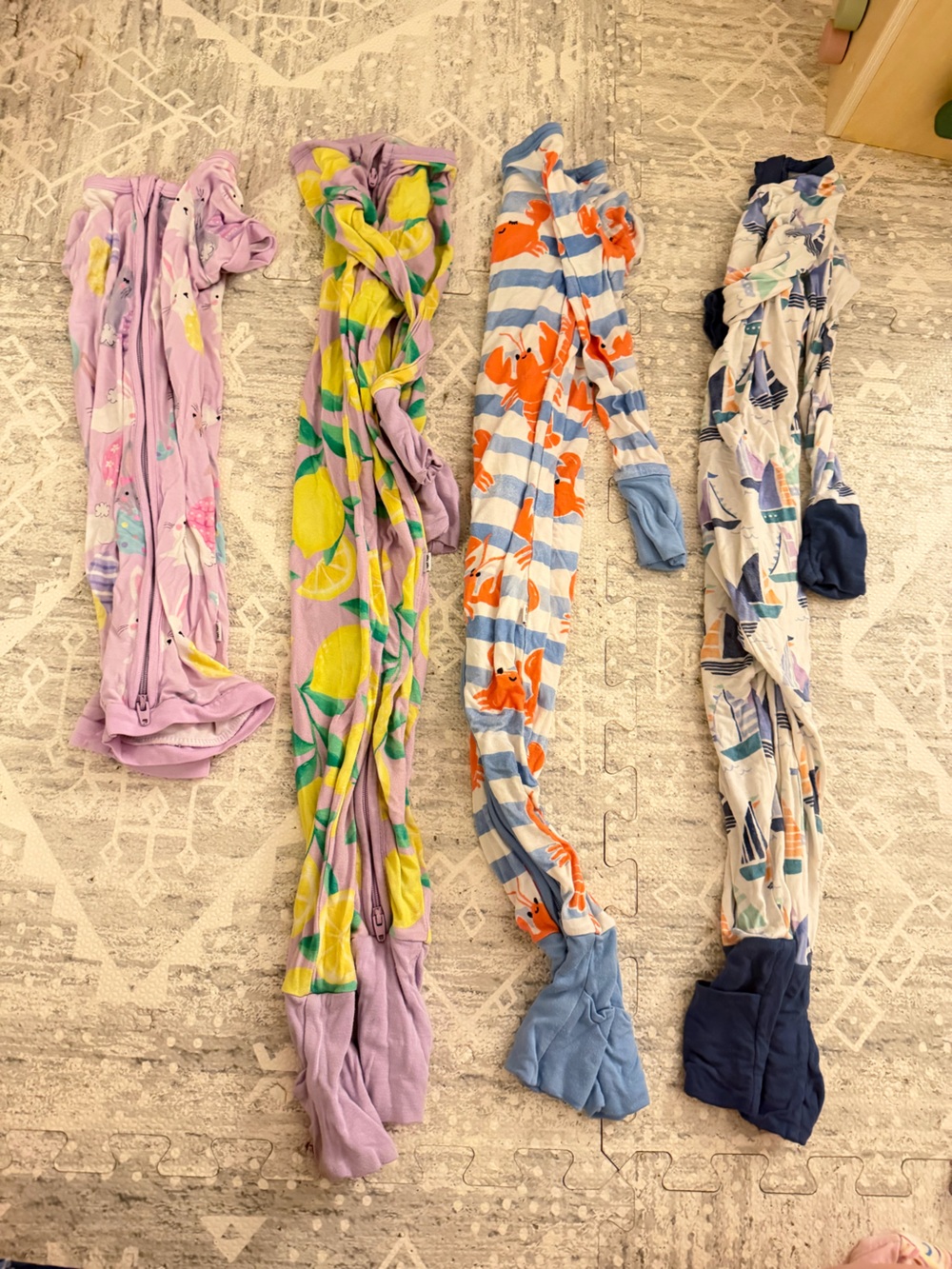 Little Sleepies bamboo set of four